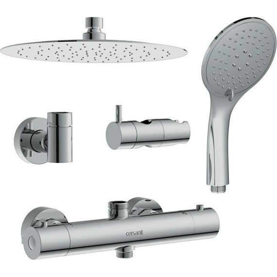 Душевая система для душа с термостатом Cersanit Brasko 64526 - фото 8
