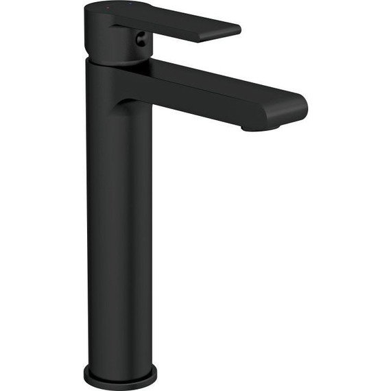 Смеситель для раковины высокий Cersanit Brasko Black А63111, черный, Цвет производителя: чёрный - фото 