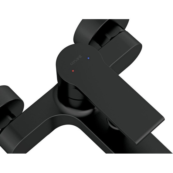 Смеситель для ванны Cersanit Brasko Black А63108, черный, Цвет производителя: чёрный - фото 5