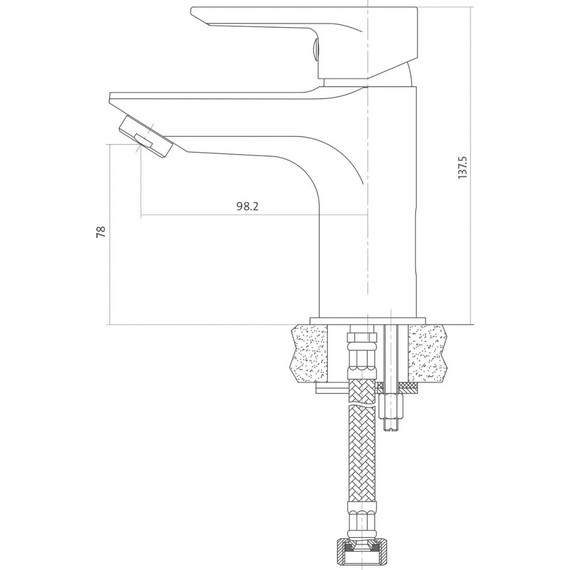 Смеситель для раковины Cersanit Vero А63060 - фото 9