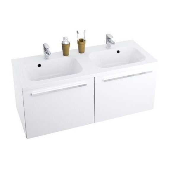 Тумба подвесная с раковиной Ravak Chrome SDU 120 см X000000536, белый - фото 