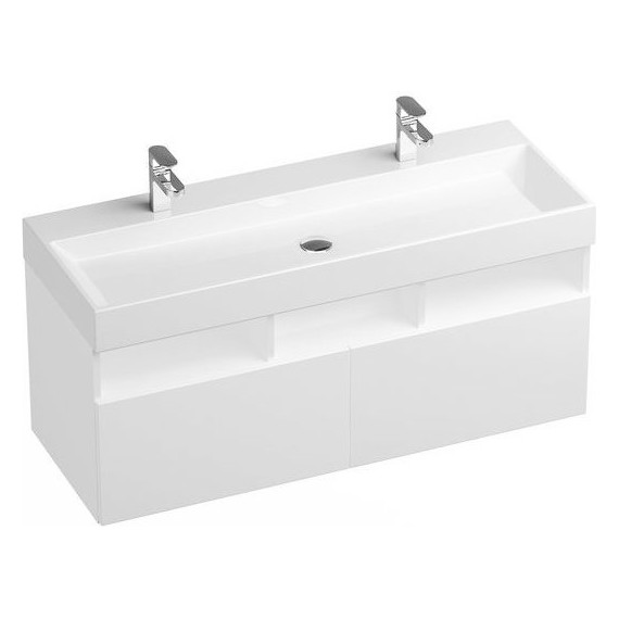 Тумба подвесная с раковиной Ravak SD Natural 120 см X000001053, белый - фото 