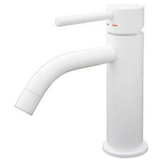 Смеситель для раковины Paffoni Light LIG071BO, белый матовый - фото 