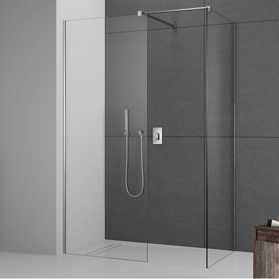 Душевое ограждение Radaway Modo New III 100x85 см (стекло 8 мм), хром/прозрачное - фото 