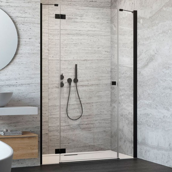 Душевая дверь Radaway Essenza New Black DWJS 120 см L, черный/прозрачное - фото 