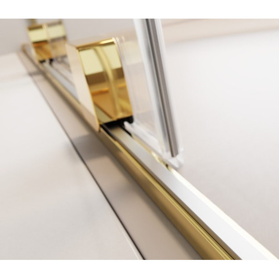 Душевая дверь Radaway Furo Gold DWJ 110 см 10107572-09-01L (стекло 8 мм), золото/прозрачное - фото 6