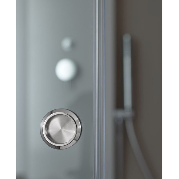 Душевое ограждение Kolpa-San Dorsa TK 140x90 см (стекло 8 мм), хром/прозрачное - фото 3