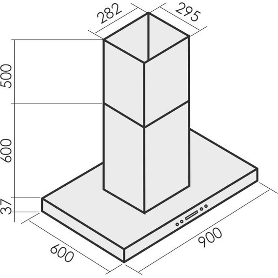Вытяжка MBS Salvia 190 island inox - фото 2