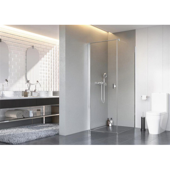 Душевое ограждение Radaway Nes 8 KDJ I 90x75 см L (стекло 8 мм), хром/прозрачное - фото 2