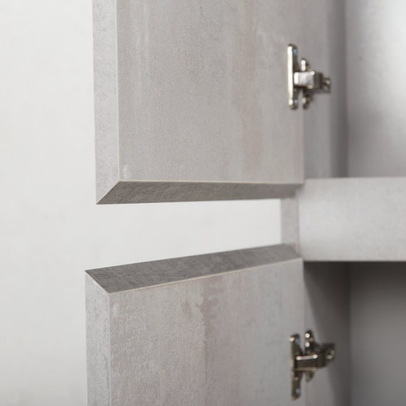 Пенал подвесной Cezares MOLVENO-1600-2A-SC-BET 40 см, Beton - фото 2