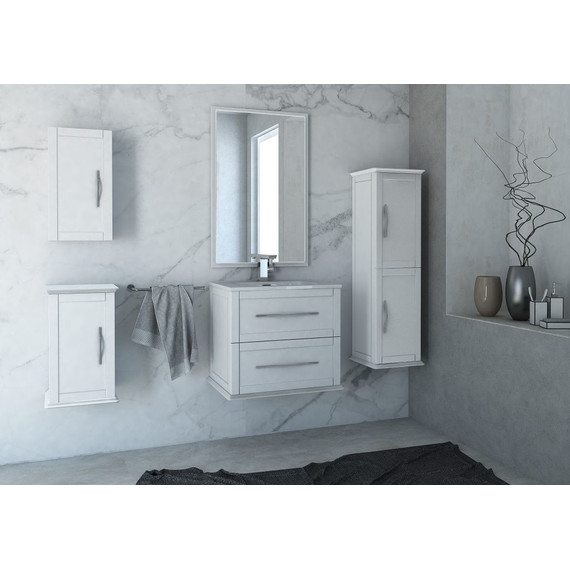 Зеркало Cezares Tiffany Led 59 см 45040, Bianco opaco - фото 3