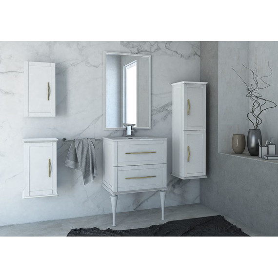 Пенал подвесной Cezares Tiffany 40 см 54963, Bianco opaco - фото 4