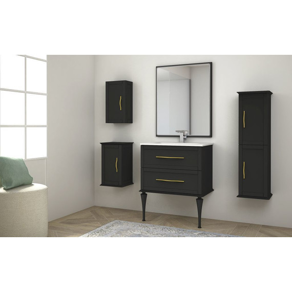 Зеркало Cezares Tiffany Led 73 см 45044, Nero grafite - фото 3