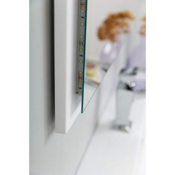 Зеркало Cezares Tiffany Led 98 см 45046, Bianco opaco - фото 4