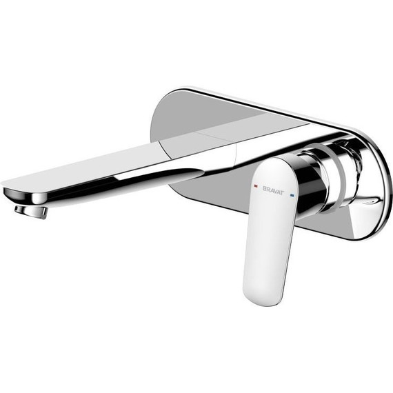 Смеситель для раковины настенный Bravat Rhein P8429564CP-ENG, Цвет производителя: хром - фото 