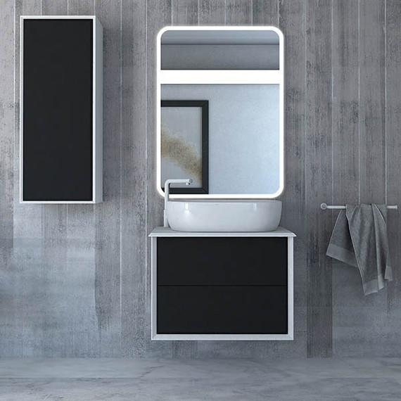 Шкаф подвесной Cezares Bellagio 40 см 54721, белый/Grafite - фото 2