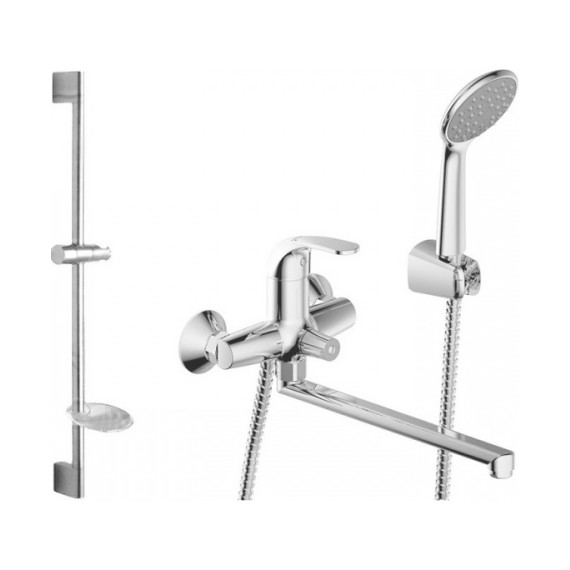 Смеситель для ванны Bravat Fit F00416C - фото 