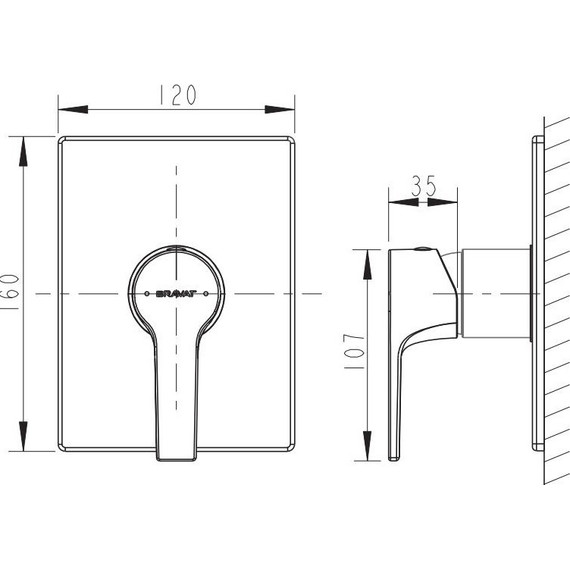 Смеситель для душа Bravat Prolate PB85179C-A-RUS - фото 2