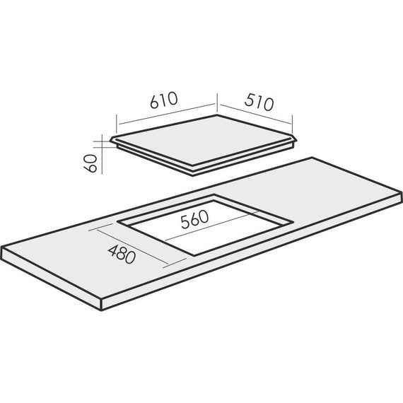 Газовая варочная поверхность MBS PG-611WH Classic (белое стекло) - фото 2