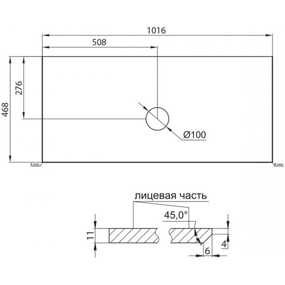 Тумба подвесная со столешницей BelBagno ETNA-1000-2C-SO-BL-P 100 см, Bianco Lucido/Bianco Opaco, Цвет фасада: Bianco Lucido - фото 3