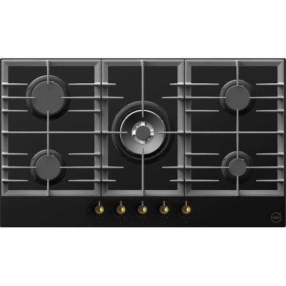 Газовая варочная поверхность MBS PG-905BL Classic (чёрное стекло) - фото 