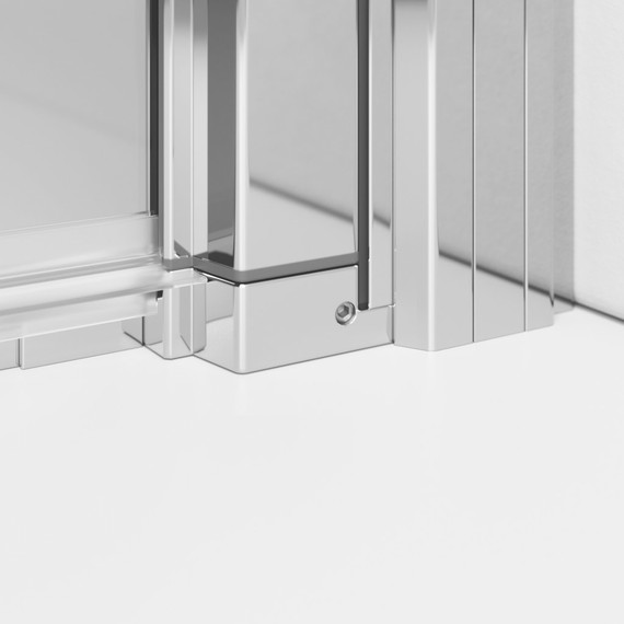 Душевое ограждение Radaway Nes 8 DWD+S 90x75 см (стекло 8 мм), хром/прозрачное - фото 5