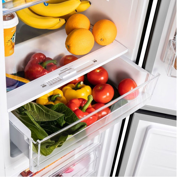 Двухкамерный холодильник Maunfeld MFF176SFSB - фото 7