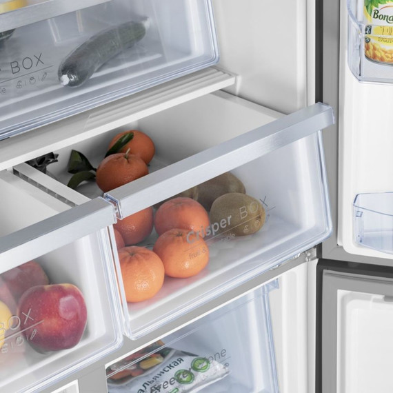 Холодильник Side by Side Maunfeld MFF181NFB - фото 8