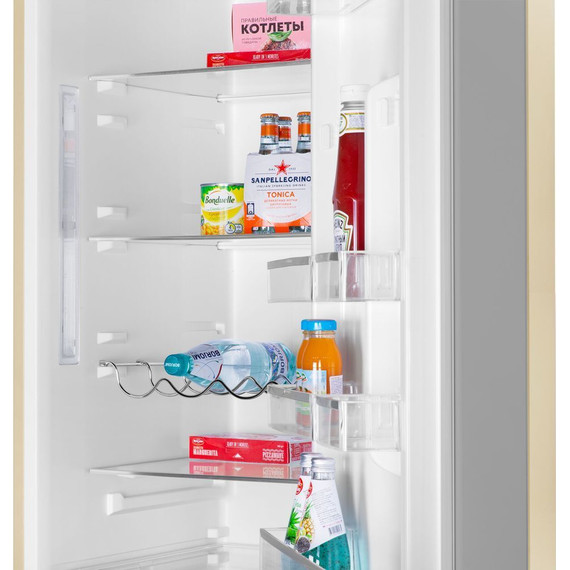 Двухкамерный холодильник Maunfeld MFF185SFBG - фото 16