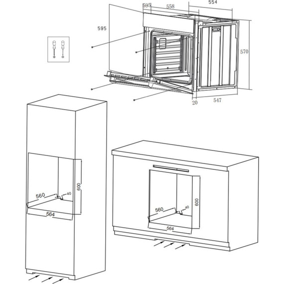 Электрический духовой шкаф Maunfeld EOEH.7611SCB - фото 17