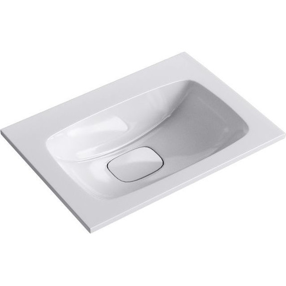 Тумба подвесная с раковиной Aqwella Accent 60 см ACC0106W, белый, Цвет фасада: белый - фото 8