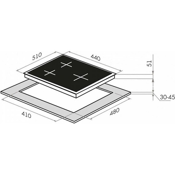 Газовая варочная поверхность Maunfeld EGHE.64.3STS-EW - фото 19