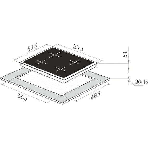 Газовая варочная поверхность Maunfeld EGHG.64.1CBG/G (бежевое стекло) - фото 20