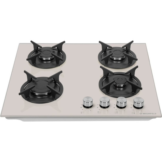 Газовая варочная поверхность Maunfeld EGHG.64.1CBG/G (бежевое стекло) - фото 3