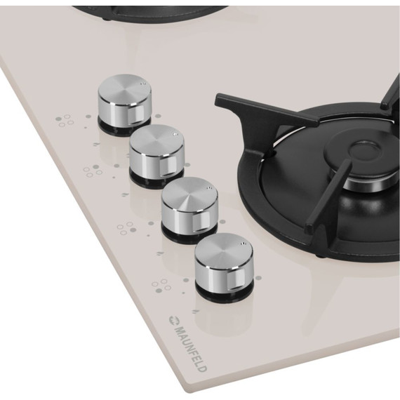 Газовая варочная поверхность Maunfeld EGHG.64.1CBG/G (бежевое стекло) - фото 5