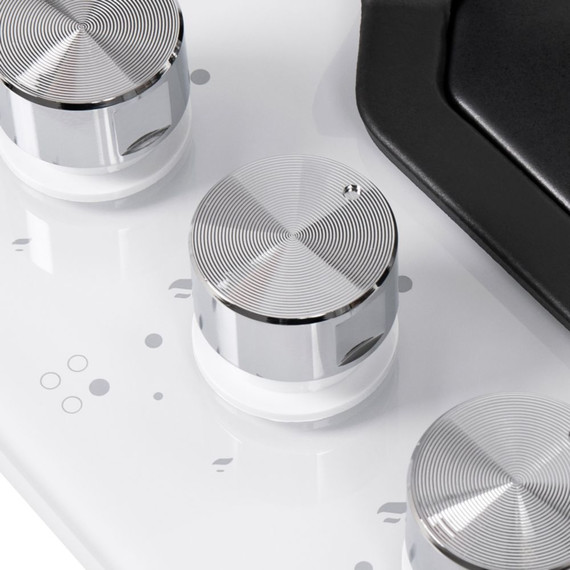 Газовая варочная поверхность Maunfeld EGHG.64.23CW\G (белое стекло) - фото 8