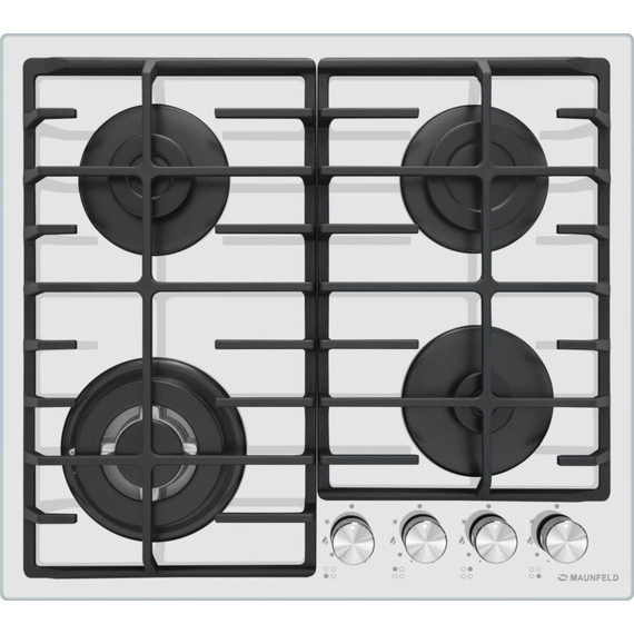 Газовая варочная поверхность Maunfeld EGHG.64.63CW/G (белое стекло) - фото 5