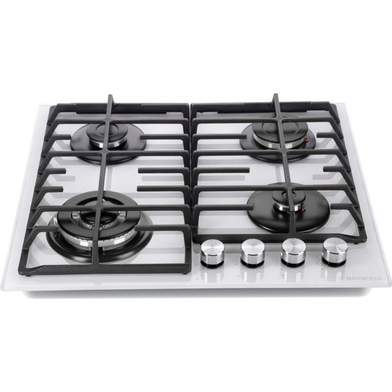 Газовая варочная поверхность Maunfeld EGHG.64.63CW/G (белое стекло) - фото 6