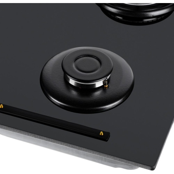 Газовая варочная поверхность Maunfeld EGHG.64.6CB/G (чёрное стекло) - фото 9