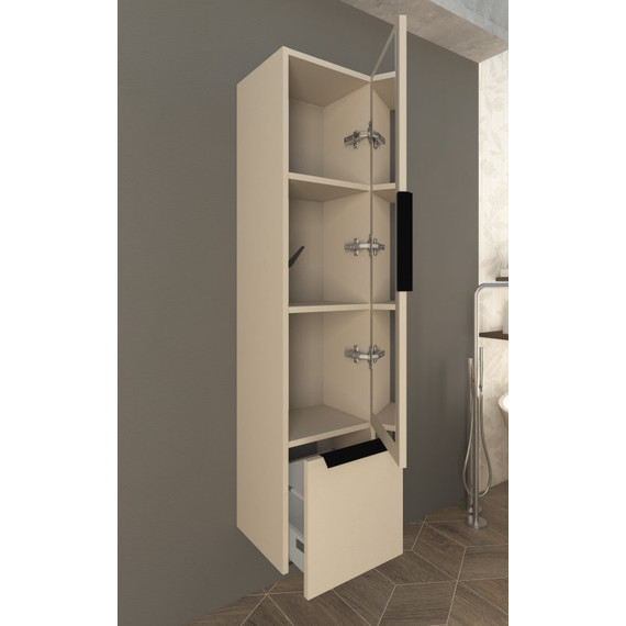 Пенал подвесной Cezares Urban 35 см 55183, Spatolato bianco - фото 2