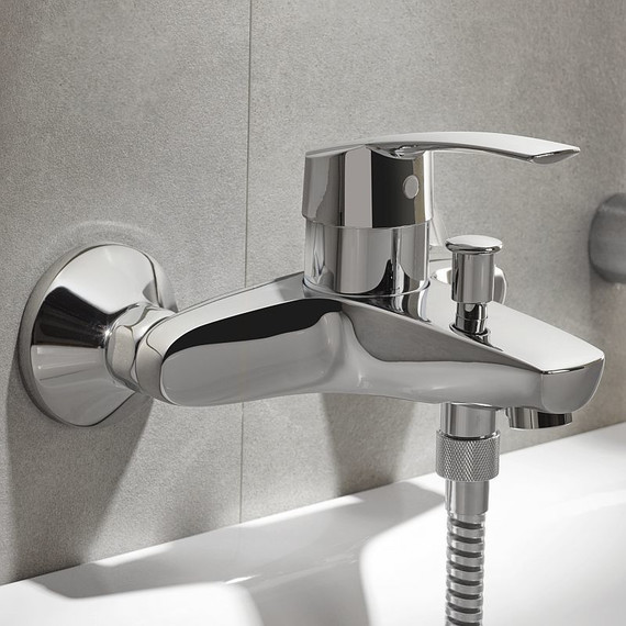 Набор смесителей 3 в 1 для ванны с коротким изливом Grohe Eurosmart 124446 - фото 11