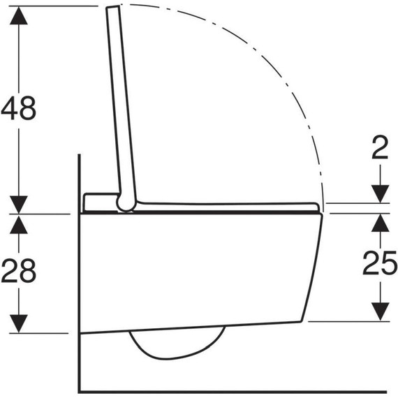 Унитаз-биде подвесной безободковый Geberit AquaClean Sela 146.224.21.1 с крышкой микролифт (панель - хром) - фото 15