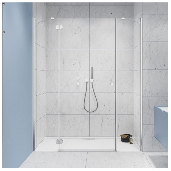 Душевая дверь Radaway Torrenta DWJS 190 см L, хром/прозрачное - фото 