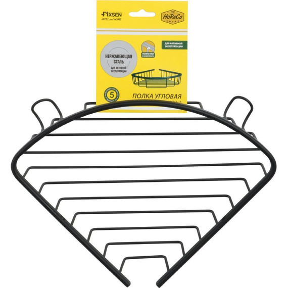 Полка угловая Fixsen Hotel FX-31051-1A, цвет чёрный - фото 2