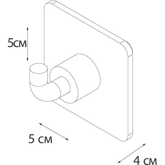 Крючок Fixsen Square FX-93105 - фото 4