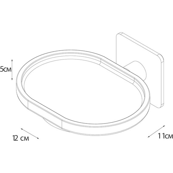 Мыльница Fixsen Square FX-93108 - фото 4