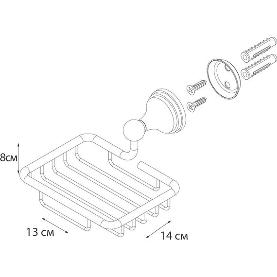 Мыльница Fixsen Laguna GR-7809 - фото 3