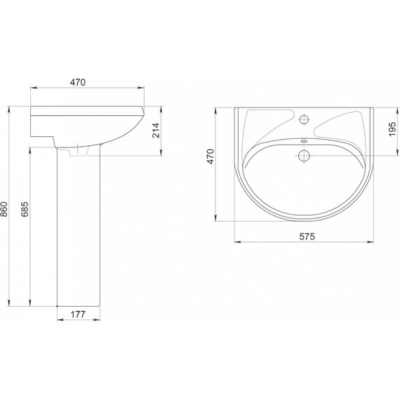 Пьедестал Santeri Вест 1.3601.8.S00.00B.0 - фото 3