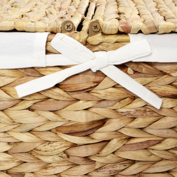 Корзина для белья WasserKraft Dill WB-610-L, цвет светло-коричневый - фото 4