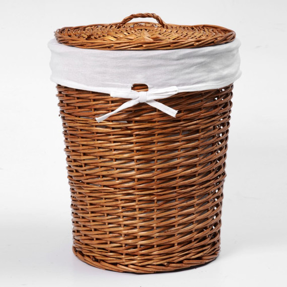 Корзина для белья WasserKraft Leine 41 см WB-350-M, цвет светло-коричневый - фото 2